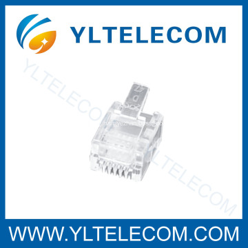 Conntector RJ11 and RJ45 plug